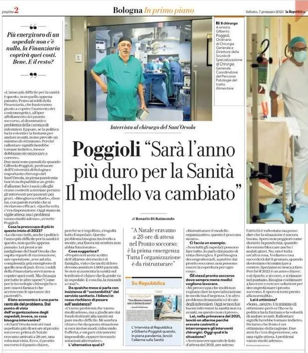 2023-01-7 - laRepubblica - Gilberto Poggioli